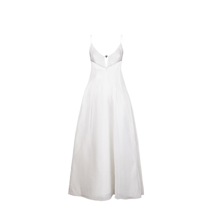 Appliqué Pleated Dress