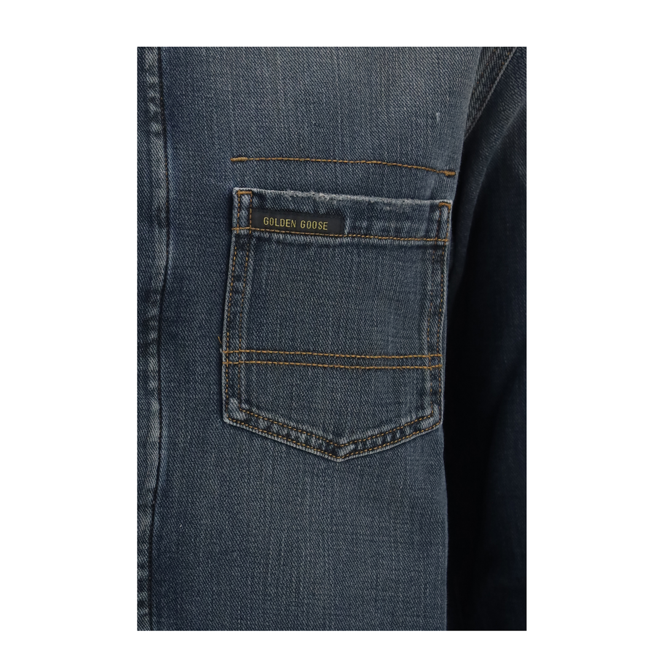 MAYFEYR - Golden Goose - Journey Denim Shirt - GMP02757P002654
