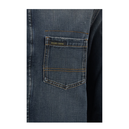 MAYFEYR - Golden Goose - Journey Denim Shirt - GMP02757P002654