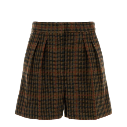 MAYFEYR - Max Mara - Embroidered Wool Blend Parata Shorts - 2621786072600002