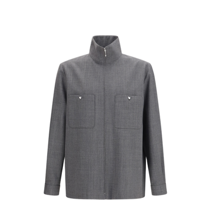 MAYFEYR - Valentino - Moulin Wool Shirt Jacket - 8V0CIR15BFTG51