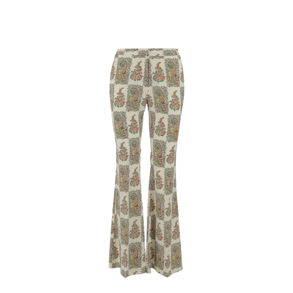 Printed Stretch Polyester Pant