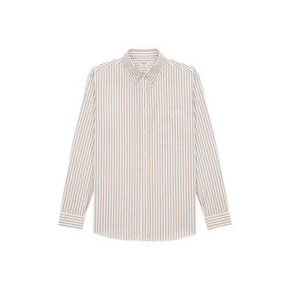 MAYFEYR -  - Striped Cotton Poplin Shirt - 823194Y6E779260
