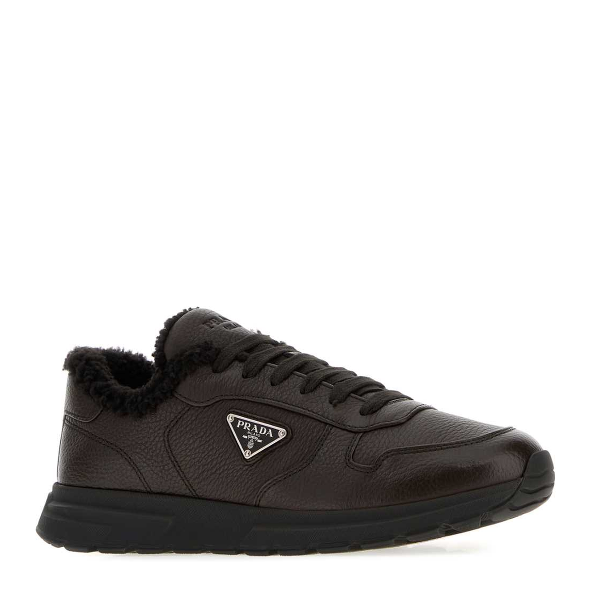 MAYFEYR - Prada - Dark Brown Leather Prax 2 0 Sneakers - 2EE443FA000EGMF0201