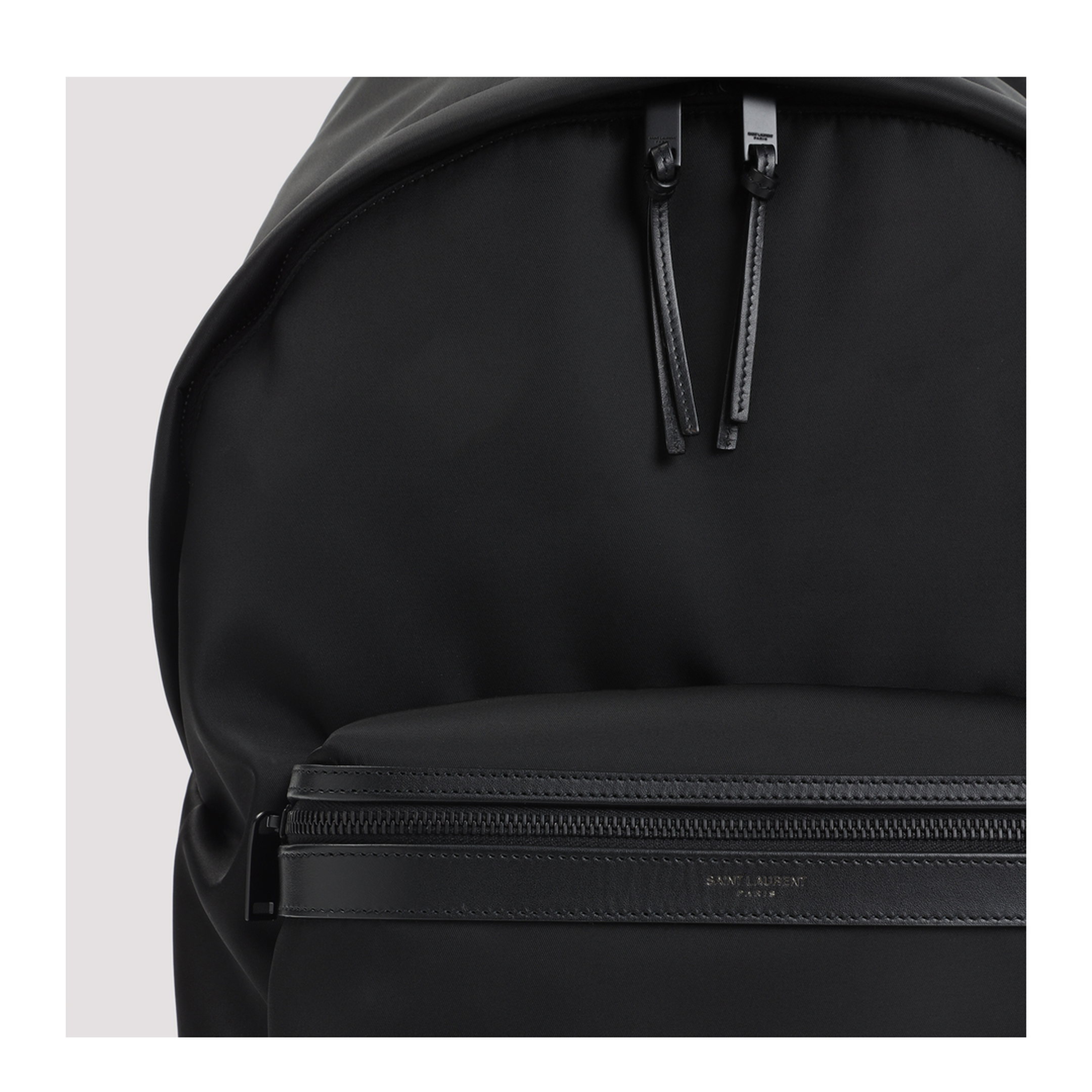 City Leather Backpack - Black