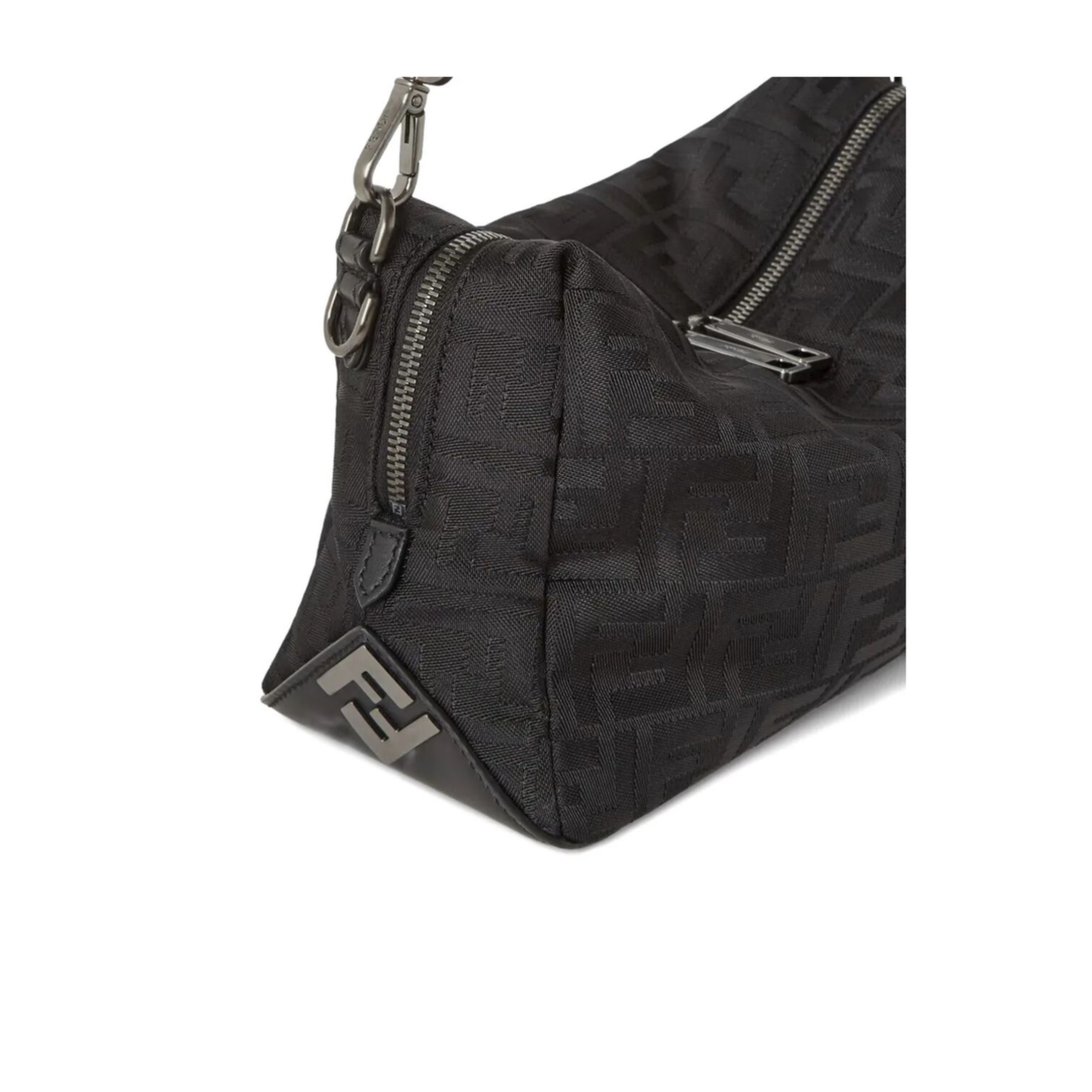 MAYFEYR - Fendi - Squared Ff Medium Leather And Nylon Bag - 7VA672AVC6