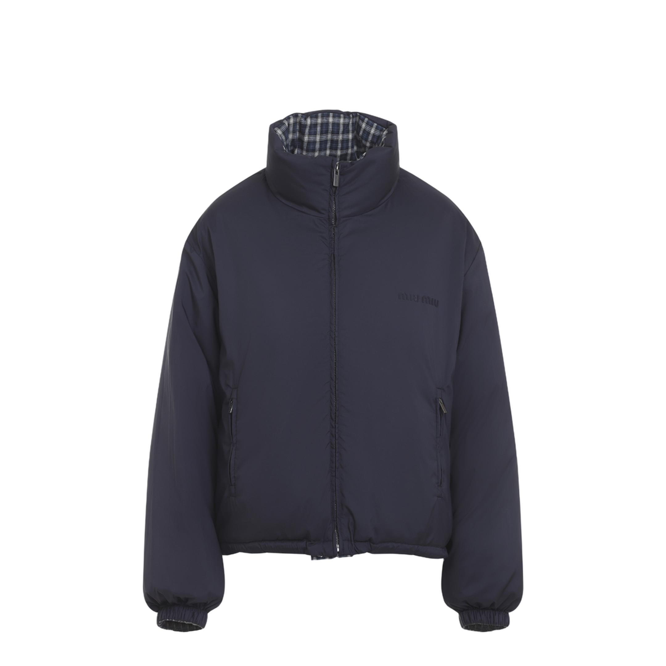 MAYFEYR - Miu Miu - Reversible Checked Down Jacket - ML1550SOOO6060
