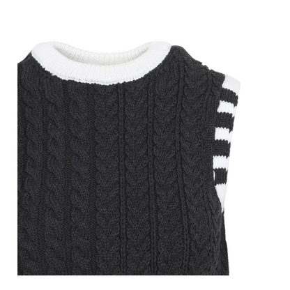 MAYFEYR - Thom Browne - Aran Cable Shell Top - FKV237AY1024025