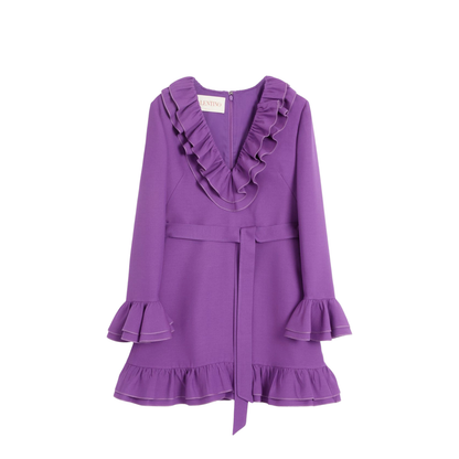 Dress Solid - Fuchsia