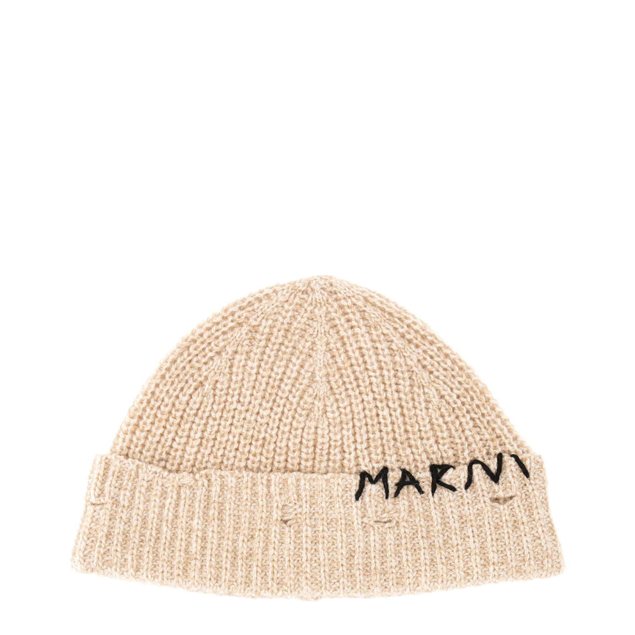 MAYFEYR - Marni - Beanie Hat With " Mending" Embroidery - CLMC0173Q0UFH30100W23