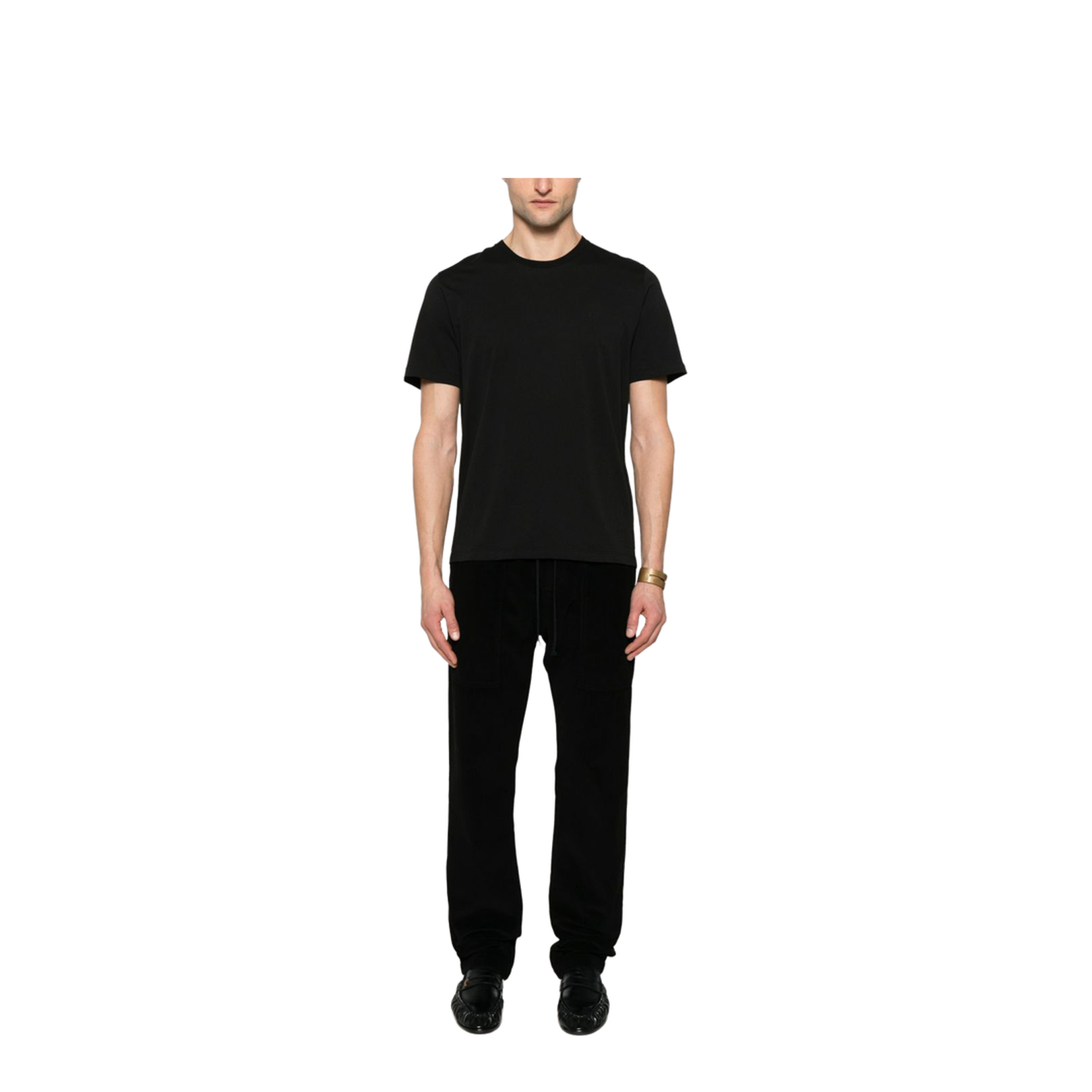 Black Cotton T-Shirt