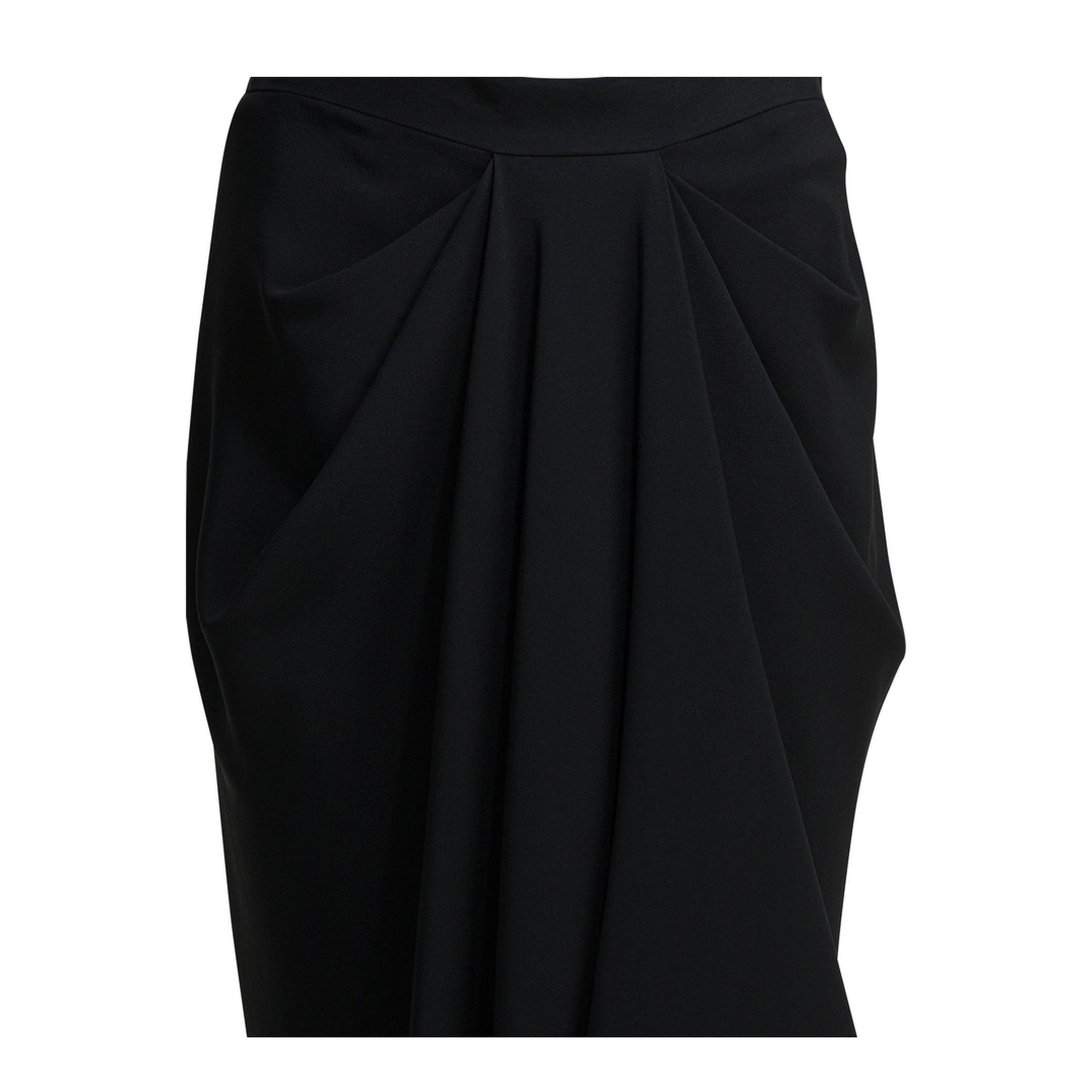 MAYFEYR - Givenchy - Draped Crepe Cady Midi Skirt - BW411M164K001