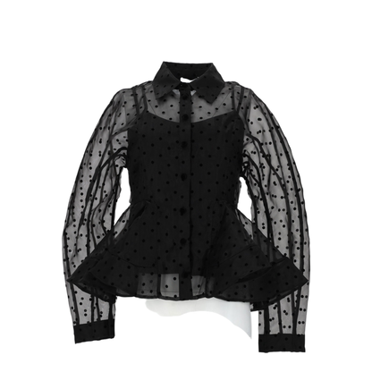 MAYFEYR - Ganni - Peplum Shirt In Organza - A1040083099