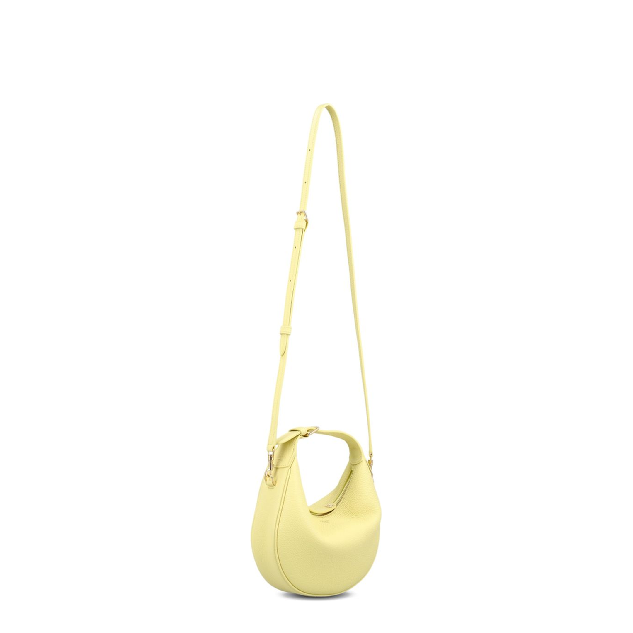 Lulu Teen Calfskin Top-Handle Bag - Citrus