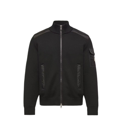 MAYFEYR - Moncler - Padded Wool Zip-Up Cardigan - L20919B00003M1131