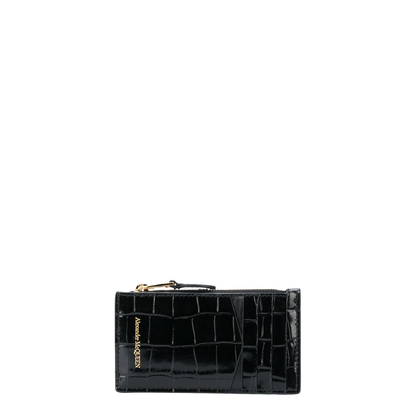Skull Flat Zip Purse