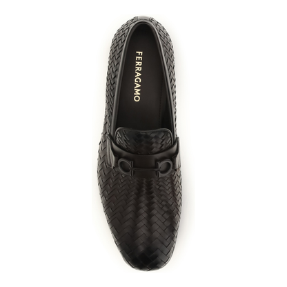 MAYFEYR - Ferragamo - Woven Gancini Loafers - 792751