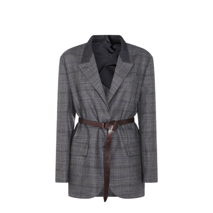 Prince of Wales Patterned Blazer