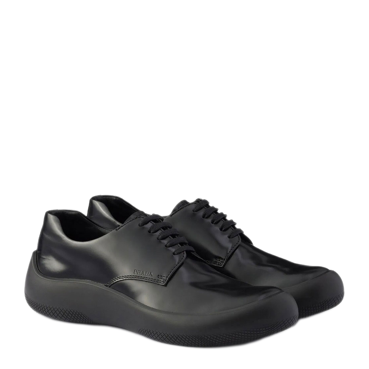 Black Leather Lace Up Shoes
