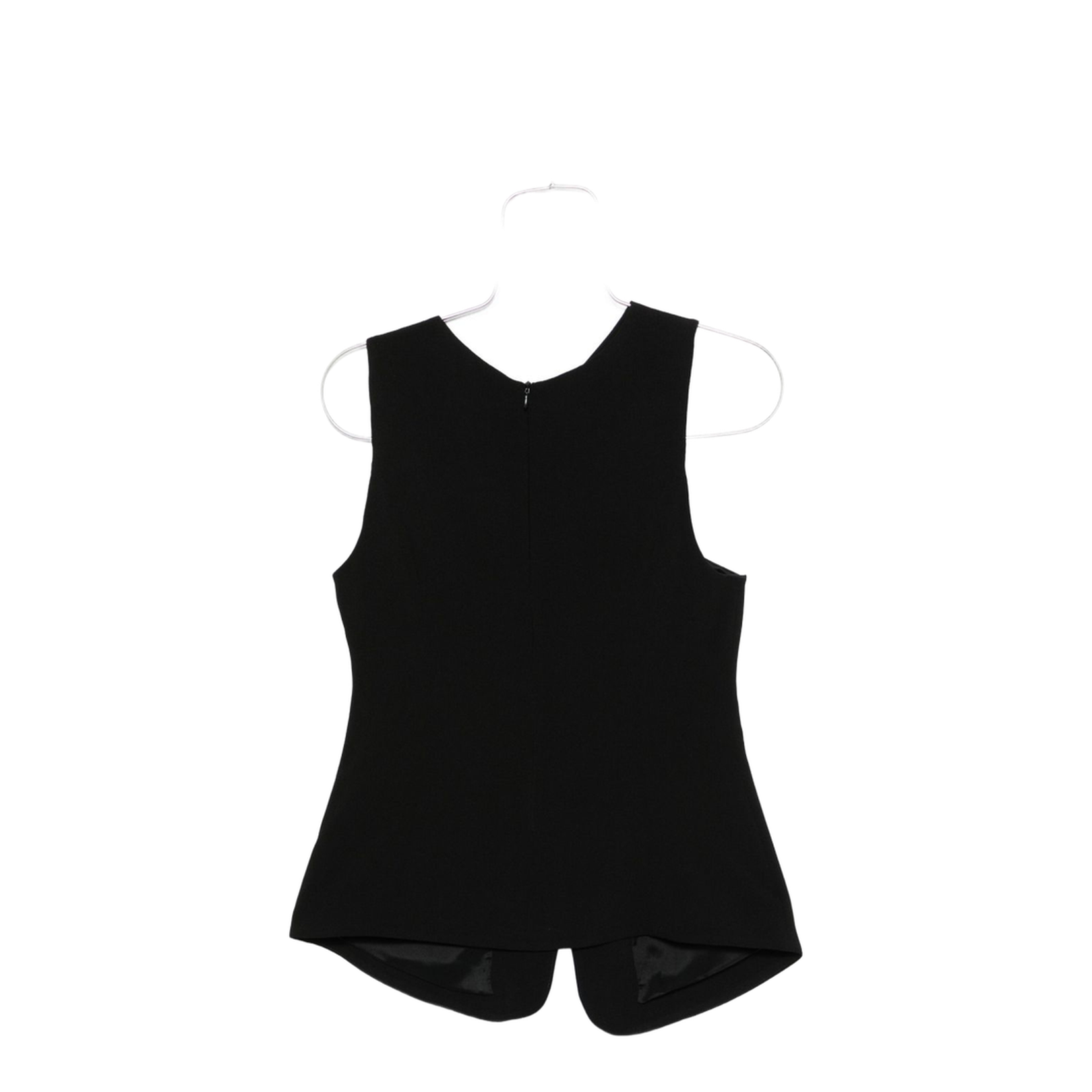 Stretch Sandblasted Fabric Crossover Top
