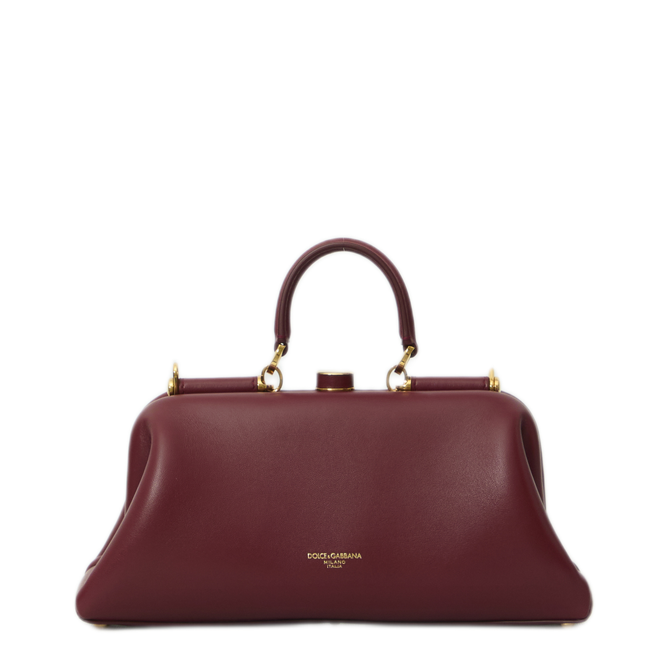 MAYFEYR - Dolce & Gabbana - Burgundy Lambskin Shoulder Bag - BB7986BF98483200