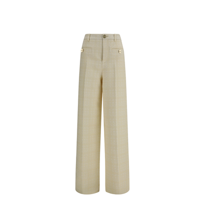 MAYFEYR - Gucci - Cotton Tweed Check Pants - 856087ZAUB6