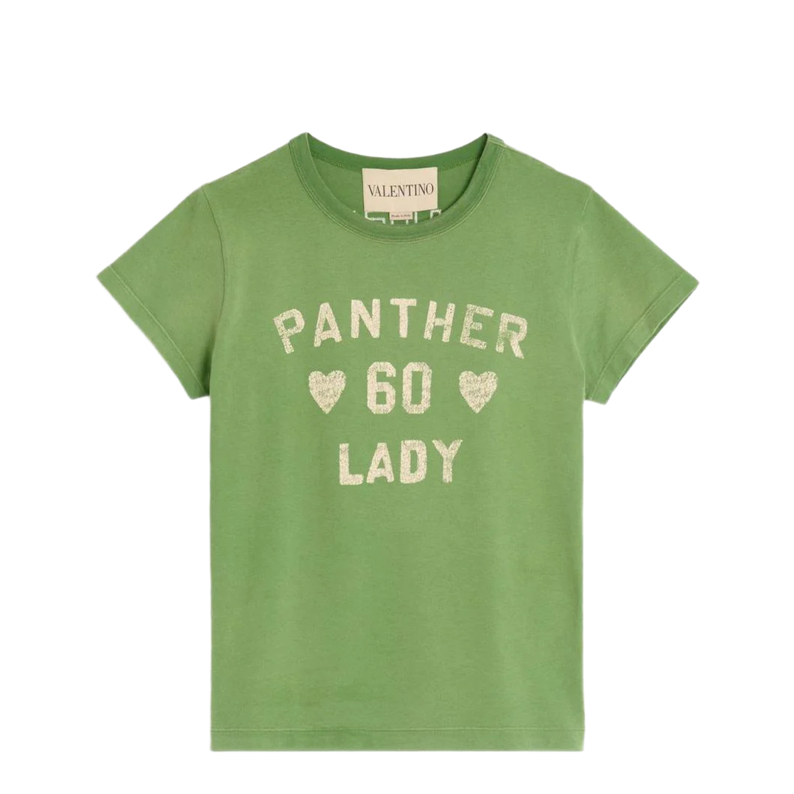 Printed Cotton T-Shirt in Laurel/Birch