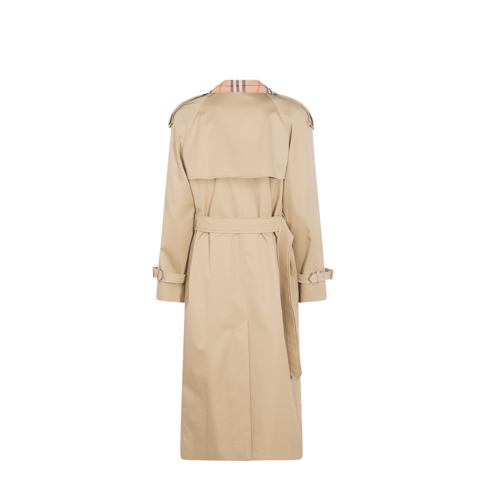 Double-breasted trench coat