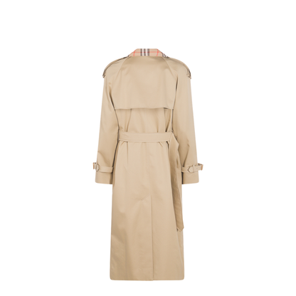 Double-breasted trench coat