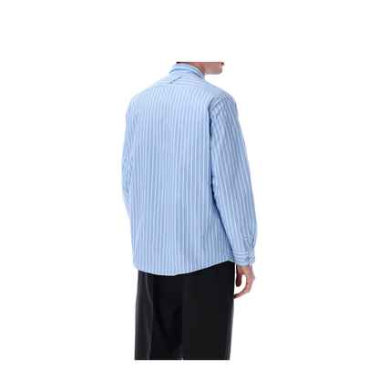 Striped Overshirt Jacket