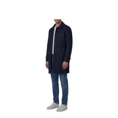 MAYFEYR - Lardini - Dark Blue Single Breasted Coat - CN23223CN65603850NE