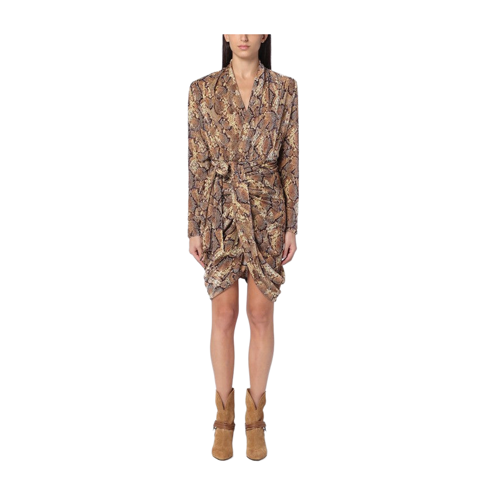 Cleora Snake Print Dress