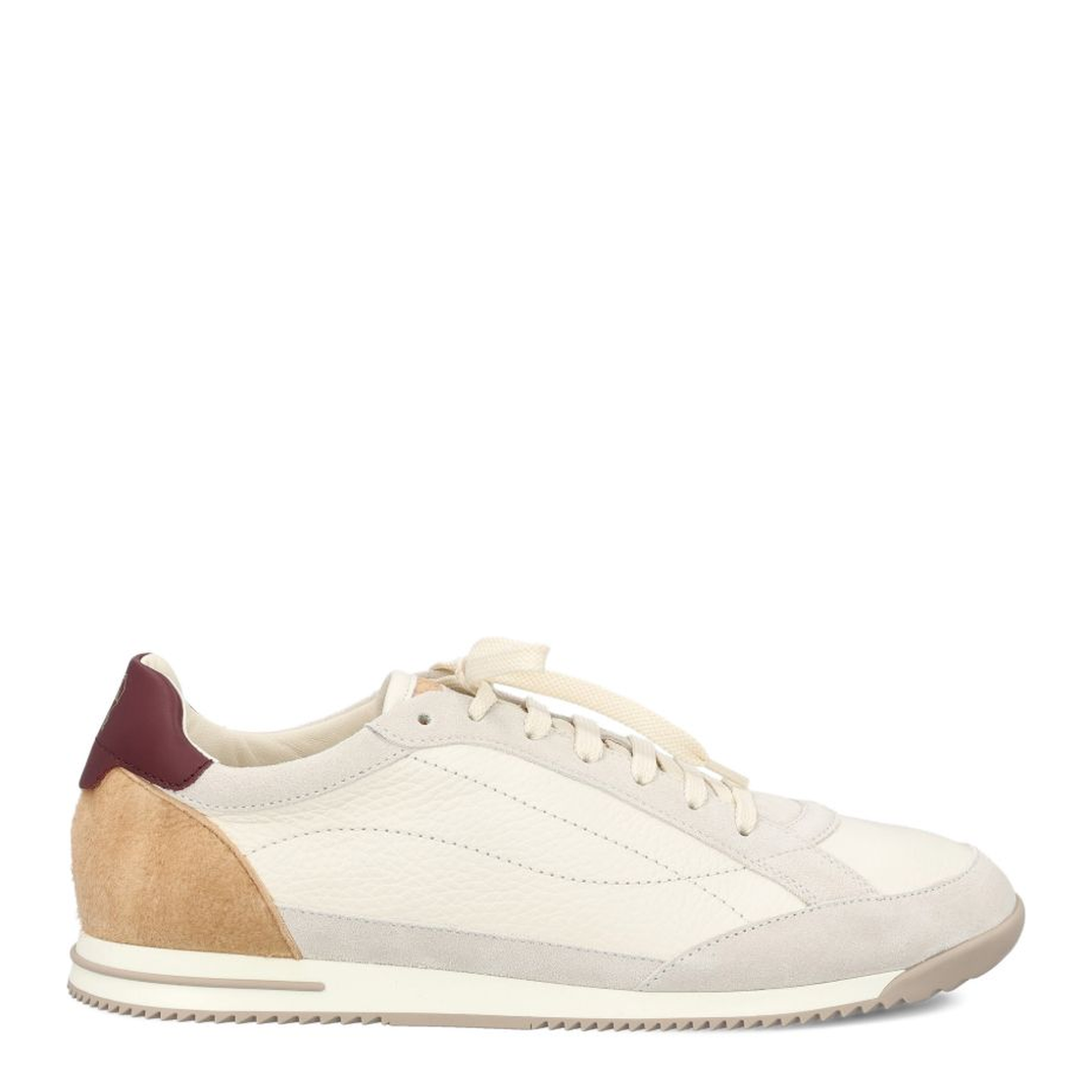 Sneaker with Suede Details