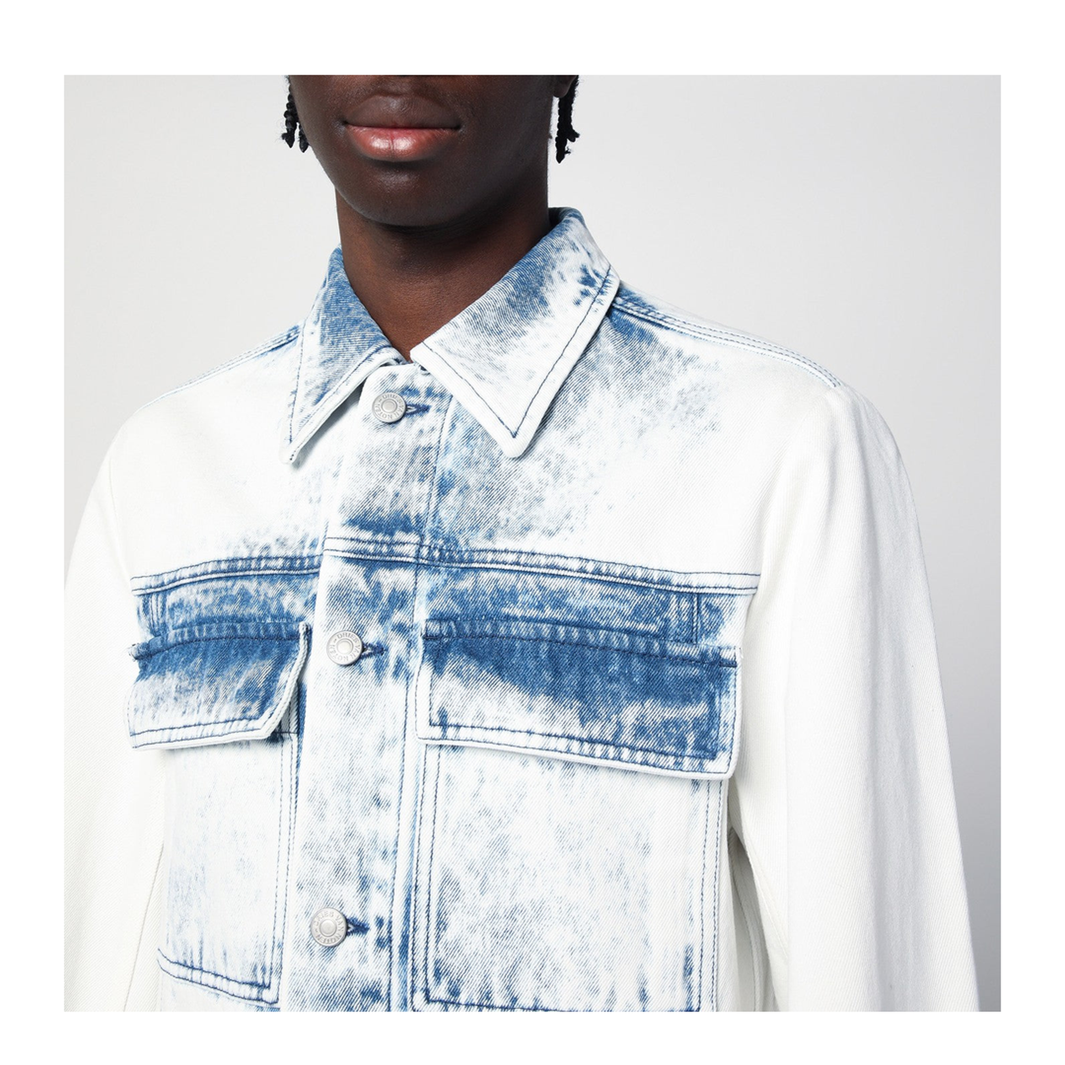 Faded Blue Denim Shirt