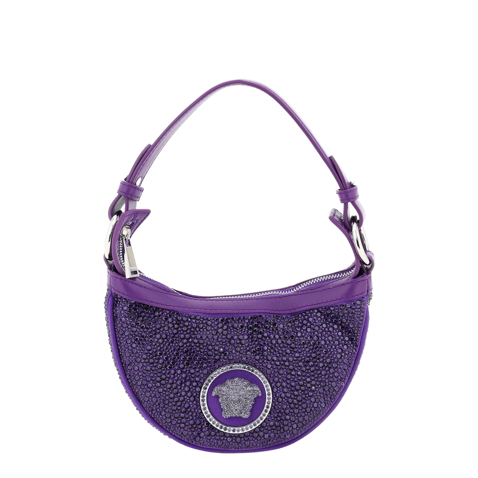 Mini Hobo Bag with Crystals