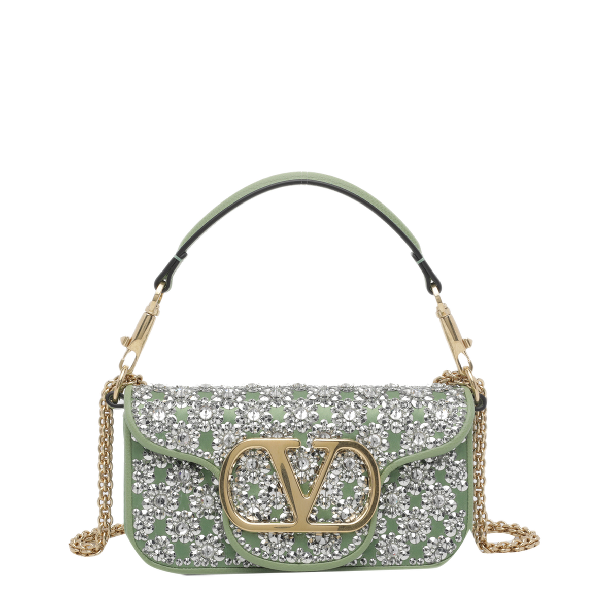 MAYFEYR - Valentino - Loco Small Embroidered Shoulder Bag - B0K53MBC4NT