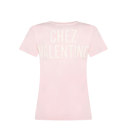 Printed Cotton T-Shirt Pink