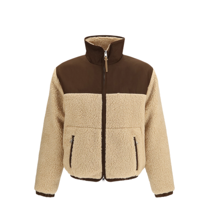 Zip Jacket With Nylon Inserts