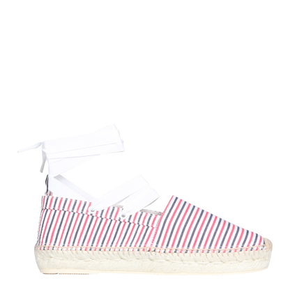 Seersucker Cotton Espadrilles