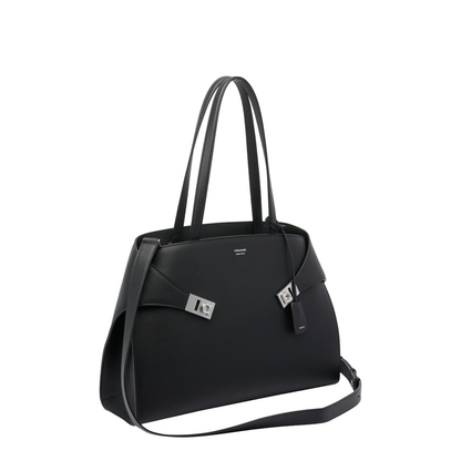 Hug Shoulder Bag in Black