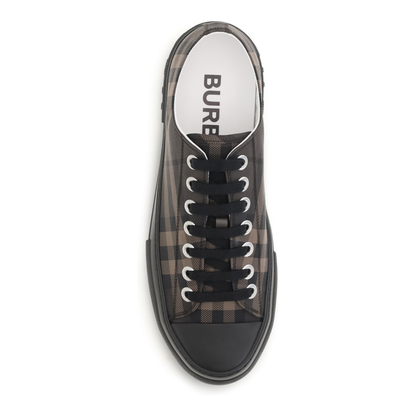 MAYFEYR - Burberry - Jack Check Nylon Blend Sneakers - 8130986A1001