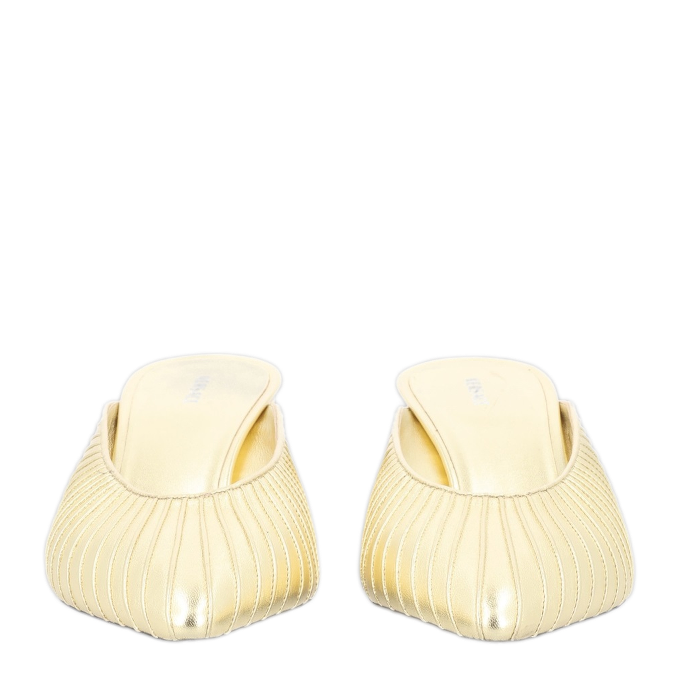 MAYFEYR - Versace - Leather Gold Sandals - 10247851A185091X70J