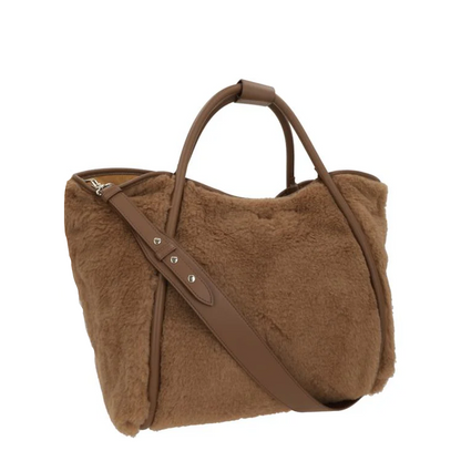 Small Teddy Roll Cross Body Bag - Pink