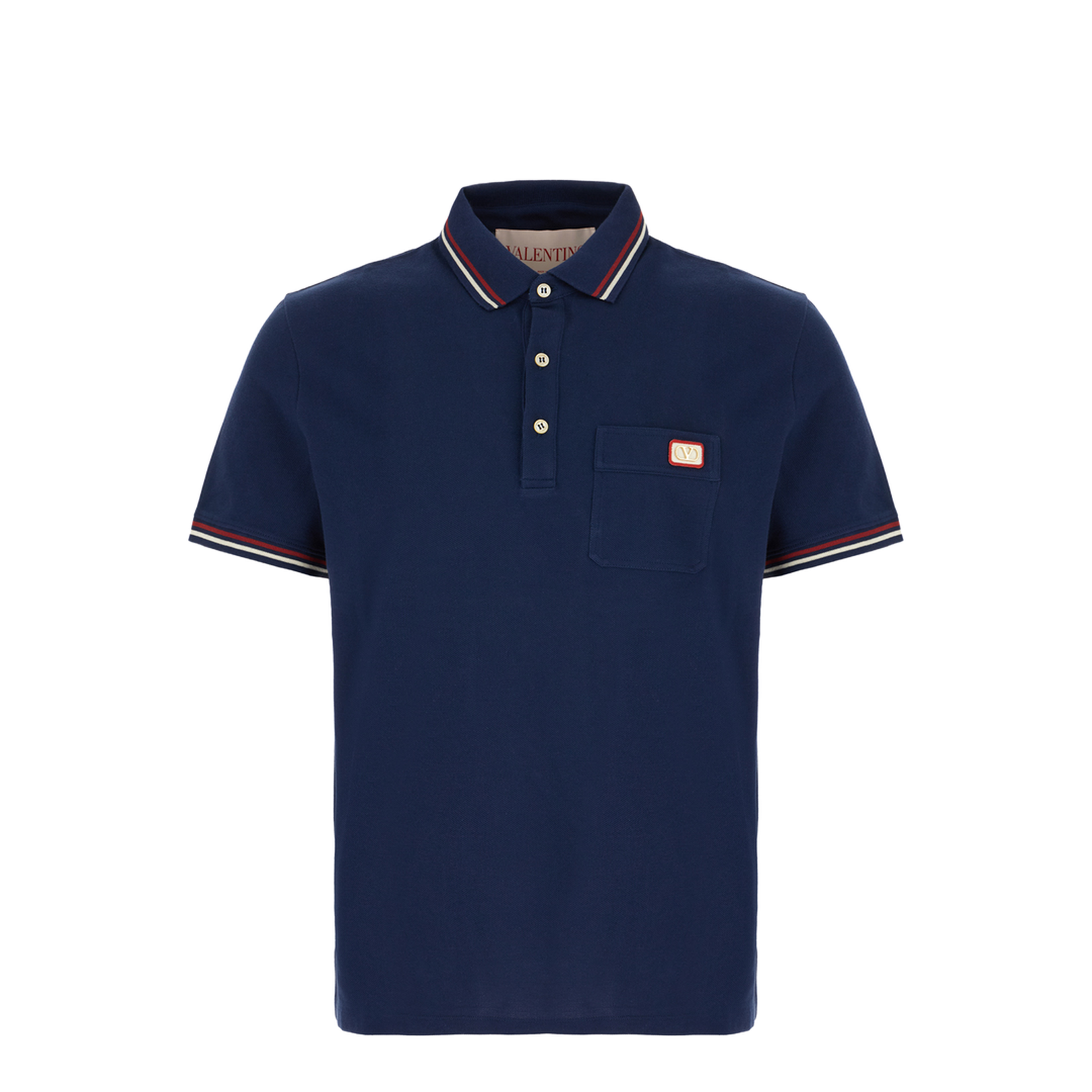 Midnight Blue Cotton Polo Shirt