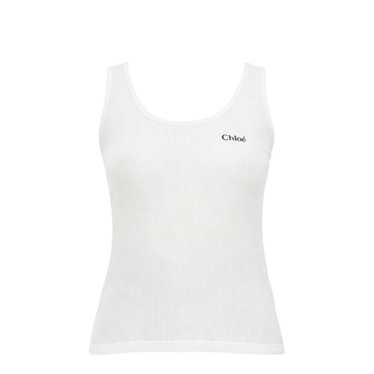 MAYFEYR - Chloè - Tank Top With Logo - 25SJH12180101