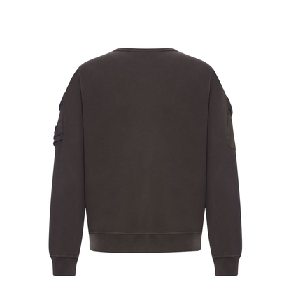 Crewneck Sweatshirt in Brushed Organic Cotton Fleece