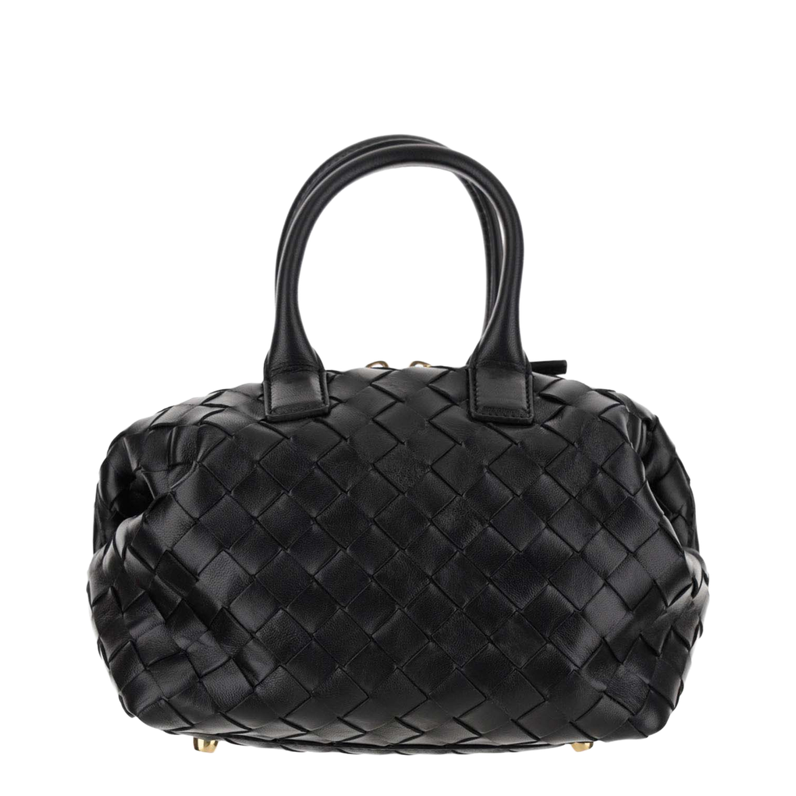 Bauletto Mini Leather Handbags - Black