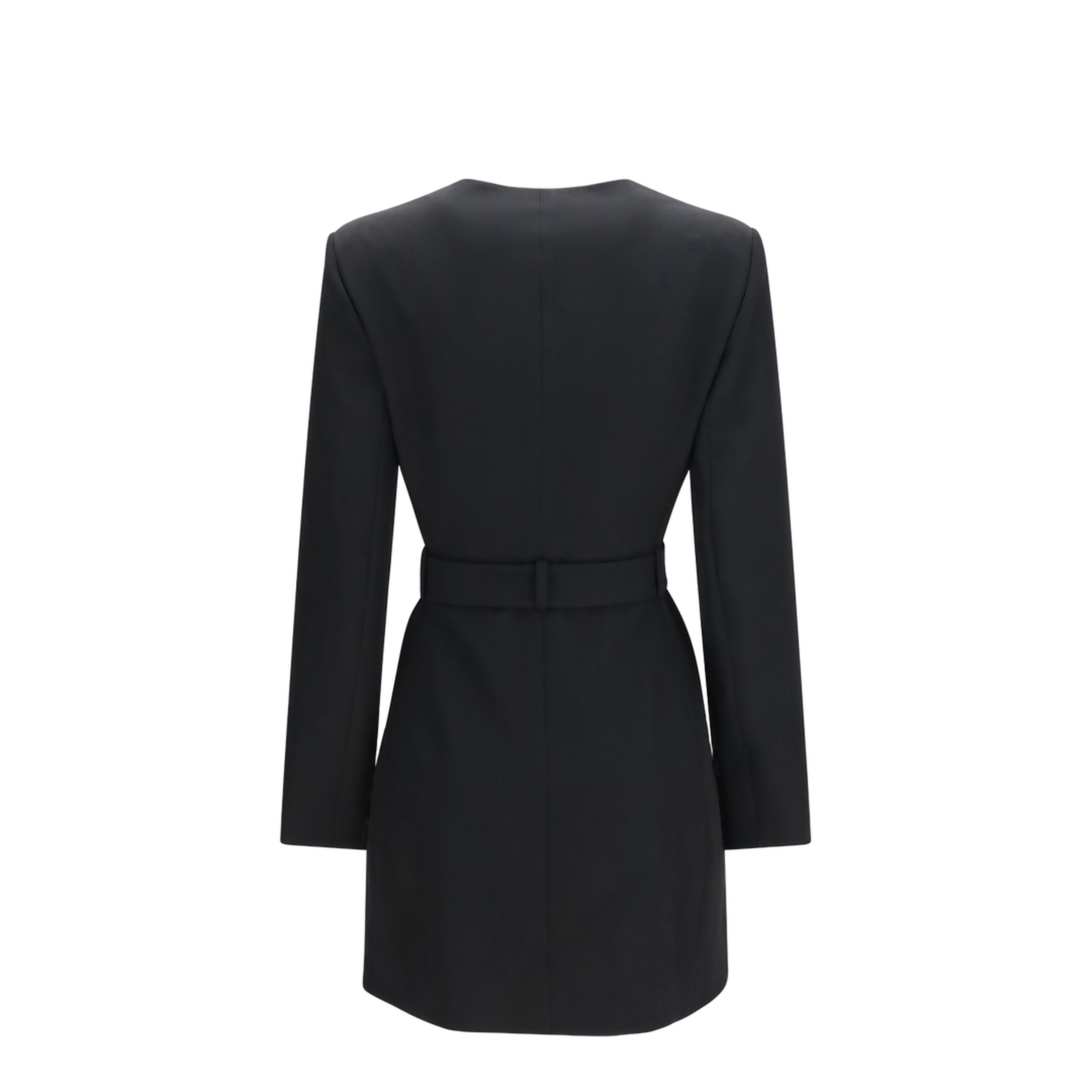 MAYFEYR - Balmain - Grain De Poudre Blazer With Belt - HF1R9462WC09