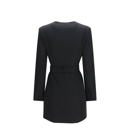 MAYFEYR - Balmain - Grain De Poudre Blazer With Belt - HF1R9462WC09