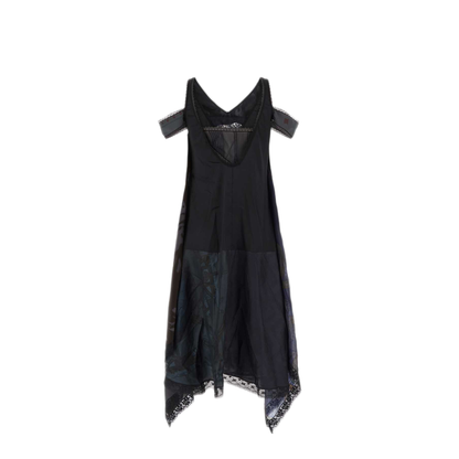 MAYFEYR - Marine Serre - Multicolor Silk Dress - D181SS23WUWOVSE000100